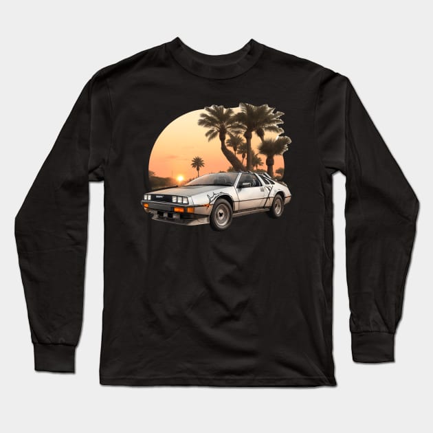 Summer Art DMC DeLorean Long Sleeve T-Shirt by Shop Goods